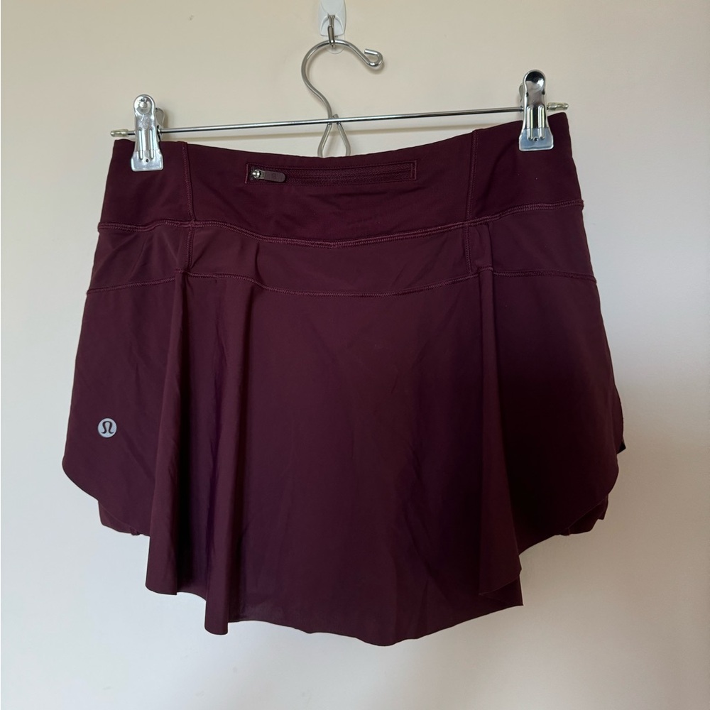 Lululemon: Flowy Burgundy Skirt